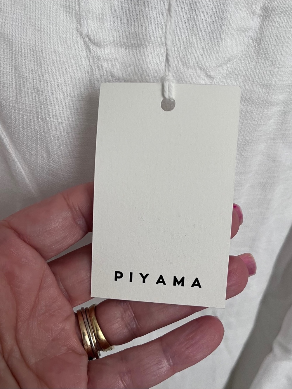 NWT Piyama Lydia Sleep Set White Size Large - Picture 12 of 12